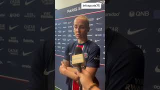 Réaction de Paulina Dudek  la capitaine du PSG après leur victoire face au FCFleury91 [upl. by Nosliw969]