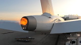 Airbus A350 APU start close up [upl. by Ellerud]