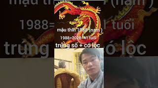 mậu thìn 1988 nam mạng xem sao hạn khi nào có lộc hieutubi3546 tuvitrondoi xemtuvi phongthuy [upl. by Nerradal]