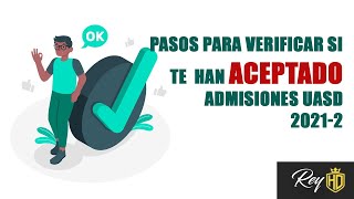 Pasos para verificar si te han aceptado  Admisiones UASD 20212 [upl. by Suivatram304]