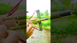 Bamboo Creations with Mini Archer bamboo diy slingshot bambooart [upl. by Onaicnop]