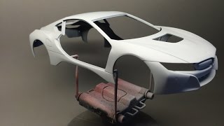 Revell BMW i8 Part 2 Gravity Colors Primer [upl. by Hsitirb381]