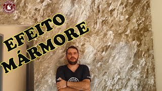 Efeito mármore o mais fácil e barato do YouTube [upl. by Dennard]