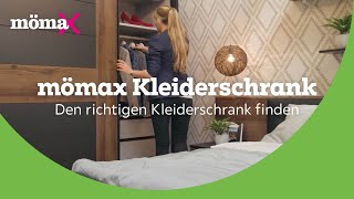 Den richtigen Kleiderschrank finden  mömax Kleiderschrank Beratung [upl. by Stoecker643]