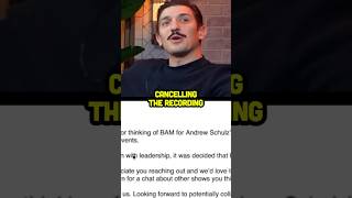 Andrew Schulz cancelled because of Trump 😳🤔 [upl. by Oralla]