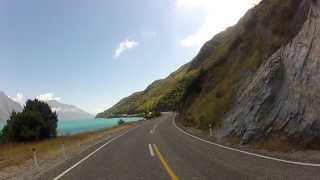 New Zealand Scenic Drive  Te Anau  Queenstown  Lake Pukaki amp Tekapo [upl. by Eenolem]