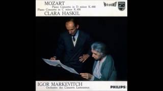 Mozart  Piano Concerto No 24 in C minor K 491 3：Allegretto／Clara Haskil [upl. by Kcirddet940]