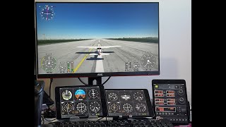 Flight Sim 2020 Instruments on iPads  a low cost solution [upl. by Haisej]