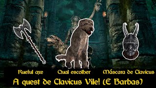 Skyrim  Qual a escolha certa Ajudar ou matar Barbas Machado ou máscara A Quest de Clavicus Vile [upl. by Becki]