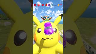 Cars VS Pokemons 🚗  BeamNGdrive shorts [upl. by Liagaba855]