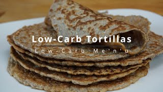 Lowcarb Tortillas Recipe  Keto Wraps  Only 1g Carbs per Tortilla [upl. by Elsey]