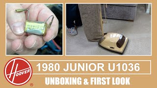 1980 Hoover Junior U1036 Vacuum Cleaner Unboxing amp First Look [upl. by Goetz197]