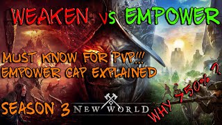 Empower explained in Season 3 Must know for PvP and PvE in New World💯 [upl. by Arimak]