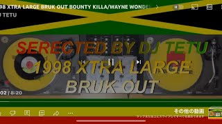 1998 XTRA LARGE BRUK OUT BOUNTY KILLAWAYNE WONDERBABY CHAMTOK RECORDS REGGAE MIX DANCE HALL [upl. by Elissa]