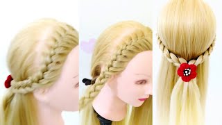 Attractive amp beautiful amp easy hairstyle for beauty lovers😍 [upl. by Bonns]