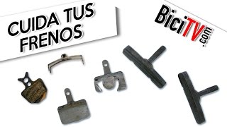 Cuándo cambiar las pastillas y zapatas de freno para bicicleta [upl. by Neeli743]