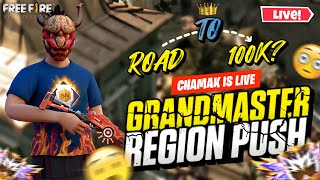 DAY  5 NEW SEASON ROAD TO GRANDMASTER  FREE FIRE LIVE freefirelive shortslive freefire [upl. by Kucik]