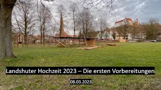 Landshuter Hochzeit 2023  Die ersten Vorbereitungen  Folge 1 [upl. by Thorlie872]