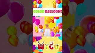 Color Balloons 🎈🎈  WeGo TV  Kids Songs amp Nursery Rhymes [upl. by Benildas]