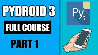 How to use Python On Phone   Part 1  Python For Beginner  Pydroid 3 Tutorial  Friendly Coder [upl. by Assyle]