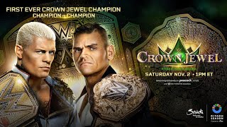 Crown Jewels War Cody Rhodes Vs Gunther Champion Vs Champion Match 2024  Explained Hindi [upl. by Iroak166]