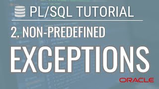 PLSQL NonPredefined Exceptions A Comprehensive Guide  Tamil  iCoding [upl. by Us]