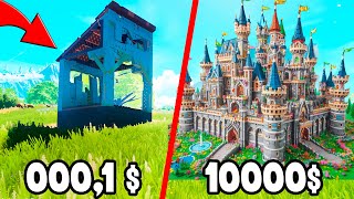 CASA de 1 DOLAR vs CASA DE 1 MILLON  LEGO FORTNITE 🔴 [upl. by Imhsar]