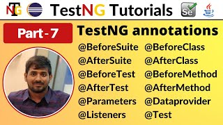 P7  TestNG annotations and the flow of execution  TestNG  Testing Framework [upl. by Ericha]