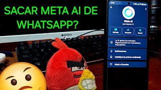 Como desactivar la IA de WhatsApp de manera fácil [upl. by Anigroeg]