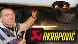 Akrapovic Egzoz Yapımı  Egzozcu Engin Usta [upl. by Eibrad]