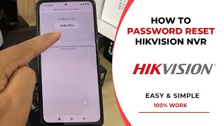 Hikvision NVR Password Reset Guide [upl. by Anwahsal]