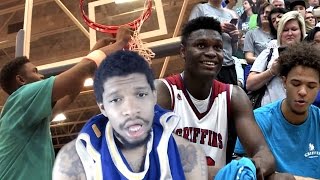 NEVER BEEN SO SPEECHLESS IN MY LIFE ZION WILLIAMSON 51 POINTS IN STATE CHAMPIONSHIP REACTION [upl. by Golub551]