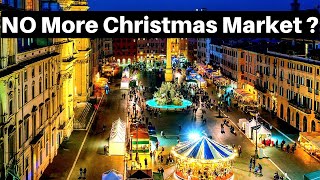 Rome Italy No More Christmas Market in Rome [upl. by Aciamaj]