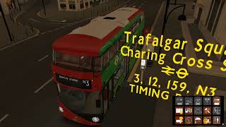 OMSI 2 Route N3  Oxford Circus to Anerley Station Map  AddOn London [upl. by Oninotna654]