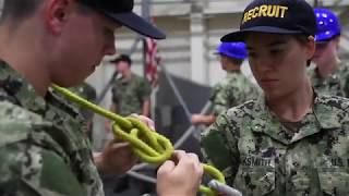 Navy Boot Camp LineHandling Training [upl. by Ardaed]