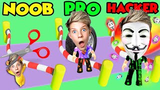 NOOB vs PRO vs HACKER In ROPE SAVIOR 3D ALL LEVELS Prezley [upl. by Venus]