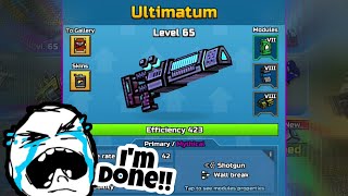 Loser Cries on Getting Ultimatum 🙄😭 Pixel Gun 3d [upl. by Cacia548]