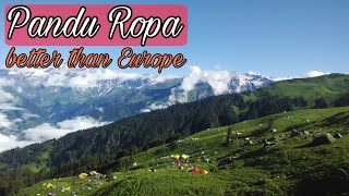 Pandu Ropa Track  tracks in manali  Traces of pandavas  Vicky Acharya Vlogs [upl. by Ullman]