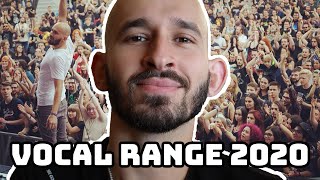 My Vocal Range 2020  How To Sing Higher [upl. by Giraud]