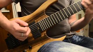 Hufschmid Tantalum 7 string headless Guitar  goofing around [upl. by O'Grady]