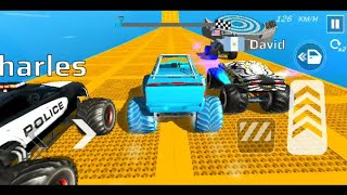 Monster Truck Stunt Racing  Extreme GT Car Mega Ramp Impossible Driver  Android GamePlay 86 [upl. by Trautman358]