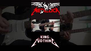 King Nothing  Metallica Main Riff  Verse 1 metallica metal guitarcover guitar music rock [upl. by Zap]