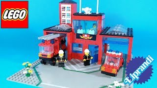 LEGO  LEGOLAND TOWN 6385 LA CASERMA DEI POMPIERI  BACK THEN RECENSIONE [upl. by Wichern]