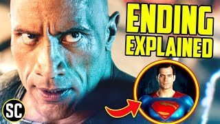 BLACK ADAM PostCredits Explained What SUPERMAN Means for the Future of the DCEU [upl. by Bohun]