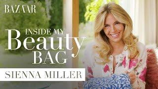 Sienna Miller Inside my beauty bag  Bazaar UK [upl. by Ariajaj]