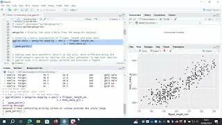 R Basics 14 Creating Scatterplots using ggplot [upl. by Anirat]