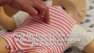 Infant CPR Choking English Version [upl. by Beuthel920]