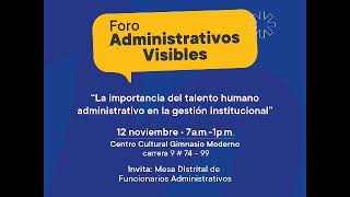 Foro administrativo visibles [upl. by Leipzig]