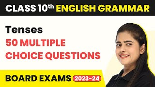 Tenses  MCQs 50 Solved  Class 10 English Grammar MCQs 50 Solved  Tenses MCQs 202324 [upl. by Meade]