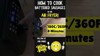 Air Fryer Battered Sausage shorts [upl. by Ingrid]